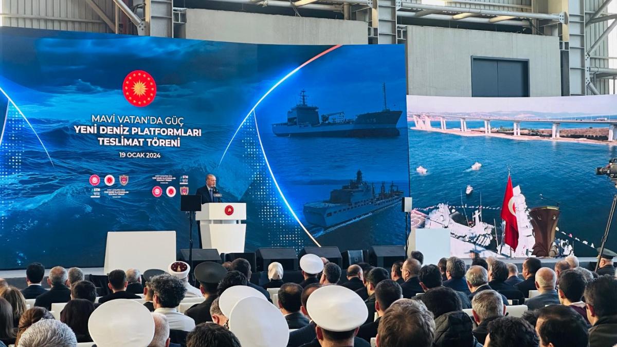 Donanmaya yeni gemiler.. Erdoğan: Güçlü olmak zorundayız..