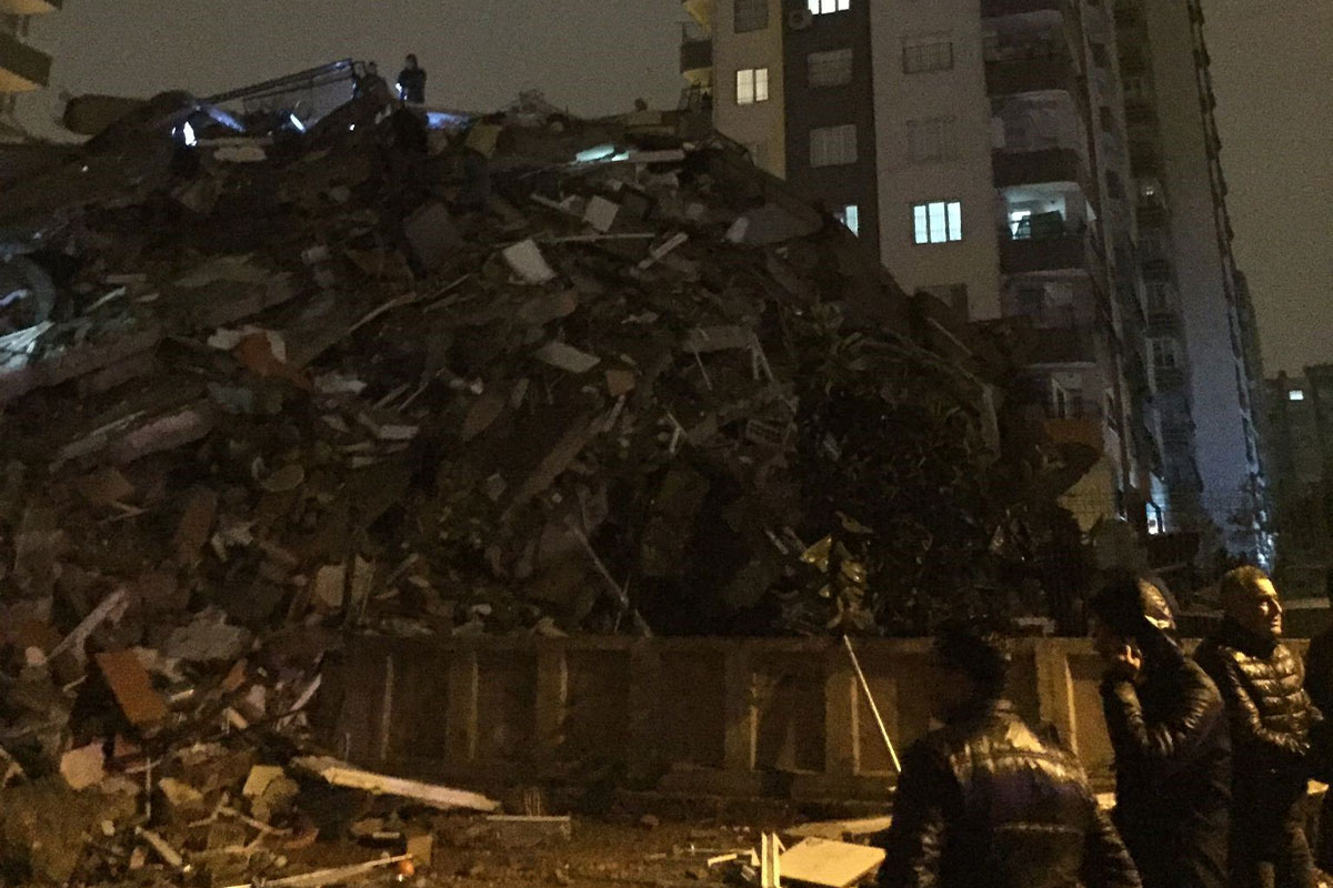Kahramanmaraş'ta 7.4 büyüklüğünde deprem..
