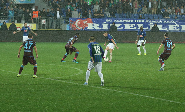 Trabzonspor Rize'de kazandı