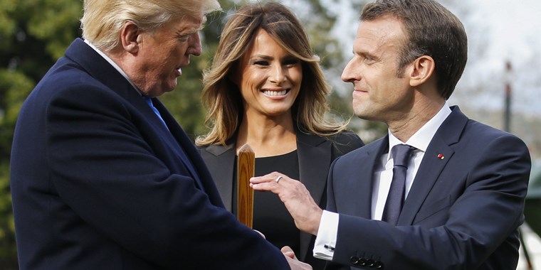 Macron'la görüştü, 'Suriye'de iz bırakacağız' dedi
