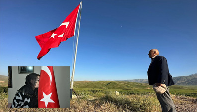 Yüksekova.. Seyit Tahir'in bayrak nöbeti..